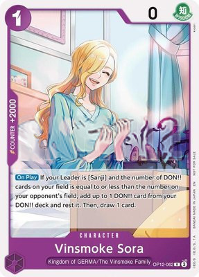 Vinsmoke Sora (Tournament Pack 2026 Vol. 1), One Piece Promotion Cards