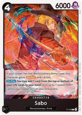 Sabo (Store Tournament 2025 Vol. 4), One Piece Promotion Cards