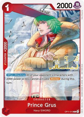 Prince Grus (Judge Pack Vol. 7), One Piece Promotion Cards