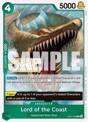 Lord of the Coast (Judge Pack Vol. 7), One Piece Promotion Cards