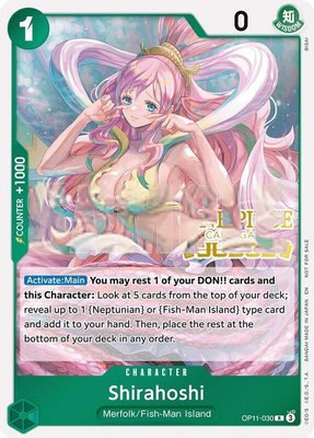 Shirahoshi (Judge Pack Vol. 7), One Piece Promotion Cards