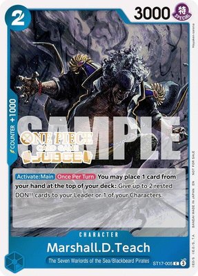 Marshall.D.Teach (Judge Pack Vol. 7), One Piece Promotion Cards