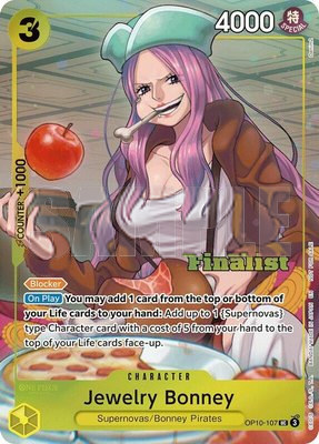 Jewelry Bonney (CS 25-26 Finalist Card Set 2), One Piece Promotion Cards
