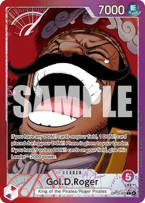 Gol.D.Roger (Jumbo), One Piece Promotion Cards