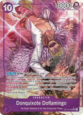 Donquixote Doflamingo (Alternate Art), The Azure Sea's Seven