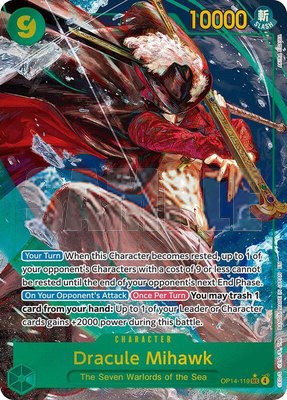 Dracule Mihawk (Alternate Art), The Azure Sea's Seven