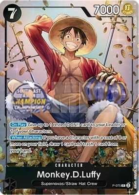Monkey.D.Luffy (Tin Pack Set Vol. 2), One Piece Promotion Cards