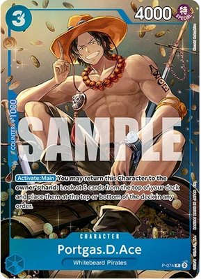 Portgas.D.Ace (Tin Pack Set Vol. 2), One Piece Promotion Cards