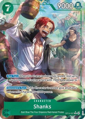 Shanks (Alternate Art), The Azure Sea's Seven