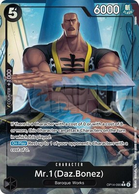 Mr.1 (Daz.Bonez) (Alternate Art), The Azure Sea's Seven