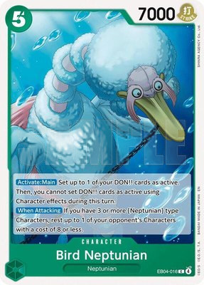 Bird Neptunian, The Azure Sea's Seven