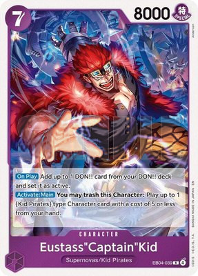 Eustass"Captain"Kid, The Azure Sea's Seven