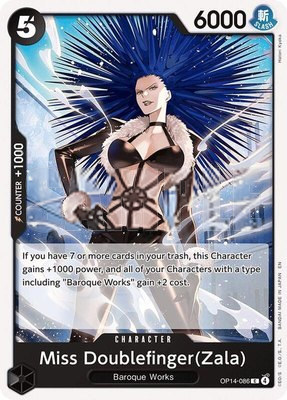 Miss Doublefinger(Zala), The Azure Sea's Seven