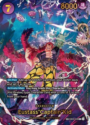 Eustass"Captain"Kid (SP), The Azure Sea's Seven
