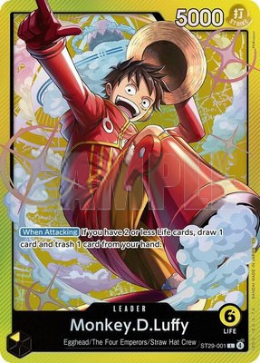 Monkey.D.Luffy (001), Starter Deck 29: Egghead