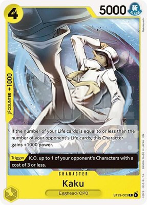 Kaku, Starter Deck 29: Egghead