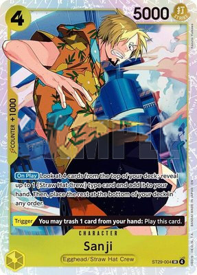 Sanji, Starter Deck 29: Egghead