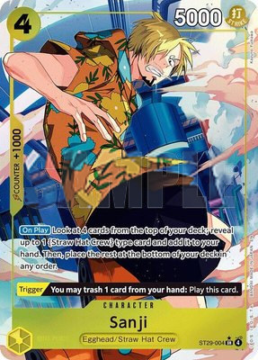 Sanji (Full Art), Starter Deck 29: Egghead
