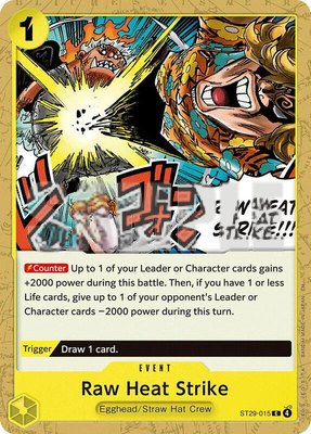 Raw Heat Strike, Starter Deck 29: Egghead