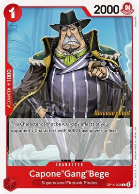 Capone"Gang"Bege, The Azure Sea's Seven Release Event Cards