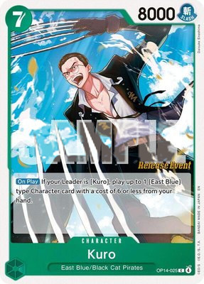 Kuro, The Azure Sea's Seven Release Event Cards