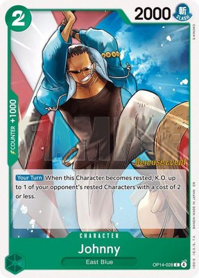 Johnny, The Azure Sea's Seven Release Event Cards