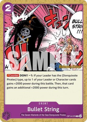 Bullet String, The Azure Sea's Seven Release Event Cards
