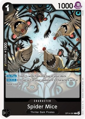Spider Mice, The Azure Sea's Seven Release Event Cards