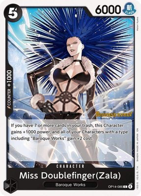 Miss Doublefinger(Zala), The Azure Sea's Seven Release Event Cards
