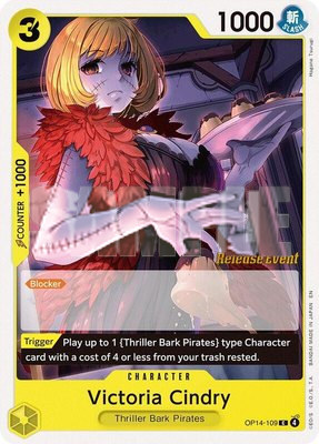 Victoria Cindry, The Azure Sea's Seven Release Event Cards