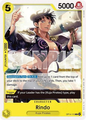 Rindo, The Azure Sea's Seven Release Event Cards