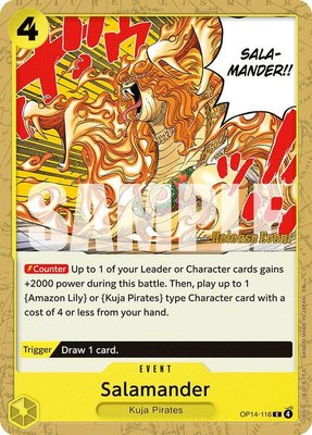Salamander, The Azure Sea's Seven Release Event Cards