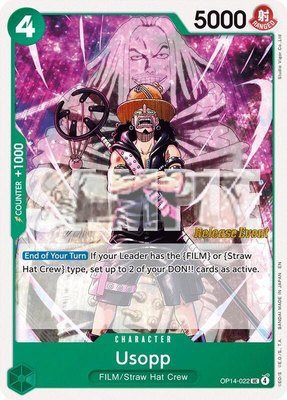 Usopp, The Azure Sea's Seven Release Event Cards