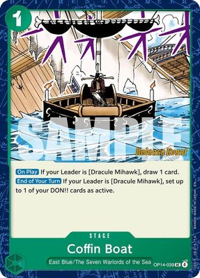 Coffin Boat, The Azure Sea's Seven Release Event Cards