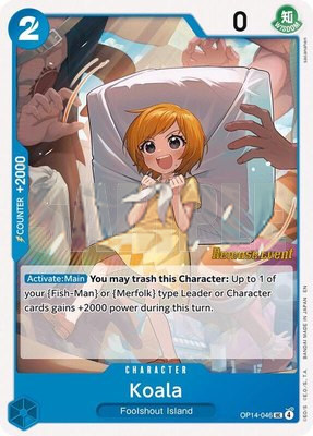 Koala, The Azure Sea's Seven Release Event Cards