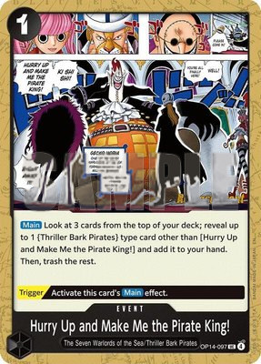 Hurry Up and Make Me the Pirate King!, The Azure Sea's Seven Release Event Cards