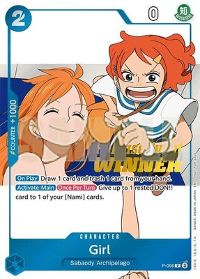Girl (OP14 Release Event Winner), One Piece Promotion Cards