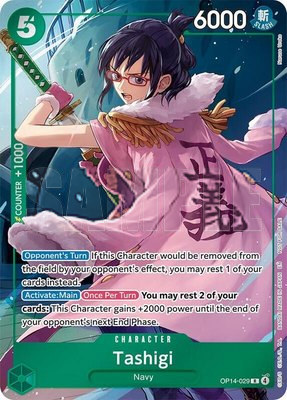 Tashigi (Dash Pack), The Azure Sea's Seven