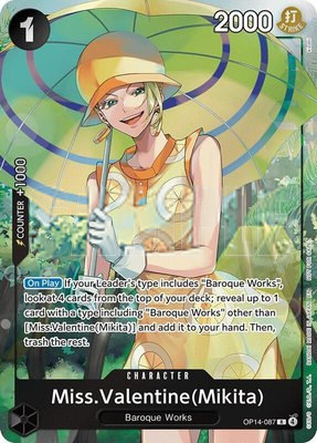 Miss.Valentine(Mikita) (Dash Pack), The Azure Sea's Seven