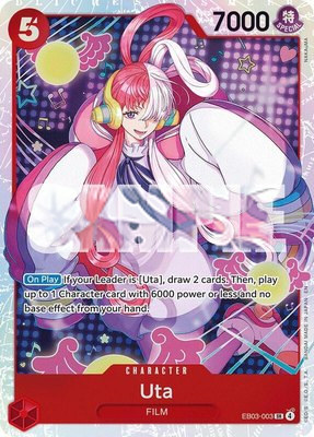 Uta (003), Extra Booster: One Piece Heroines Edition