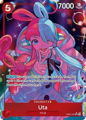 Uta (003) (Alternate Art), Extra Booster: One Piece Heroines Edition