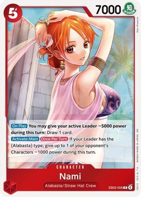 Nami (006), Extra Booster: One Piece Heroines Edition