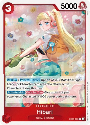 Hibari, Extra Booster: One Piece Heroines Edition