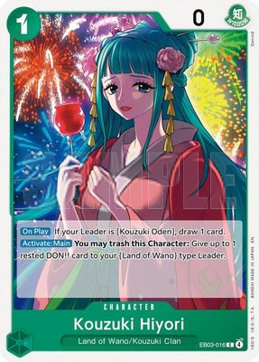 Kouzuki Hiyori, Extra Booster: One Piece Heroines Edition