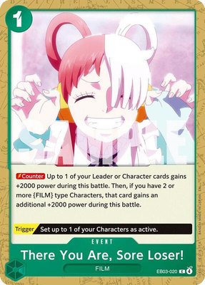 There You Are, Sore Loser!, Extra Booster: One Piece Heroines Edition