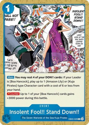 Insolent Fool!! Stand Down!!, Extra Booster: One Piece Heroines Edition