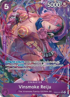Vinsmoke Reiju (Alternate Art), Extra Booster: One Piece Heroines Edition