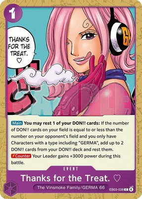 Thanks for the Treat., Extra Booster: One Piece Heroines Edition