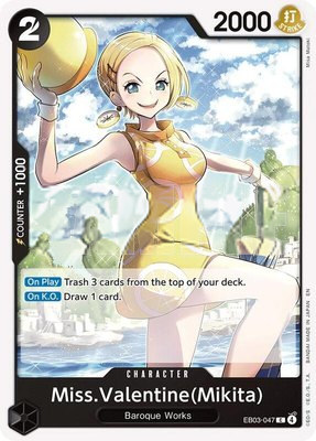 Miss.Valentine(Mikita), Extra Booster: One Piece Heroines Edition