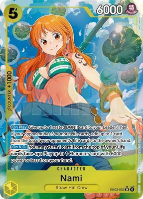 Nami (053) (Alternate Art), Extra Booster: One Piece Heroines Edition